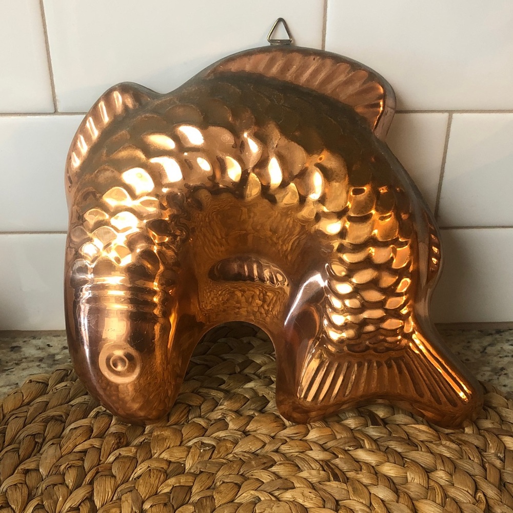 Copper Fish Decorative Mold - Home Accents